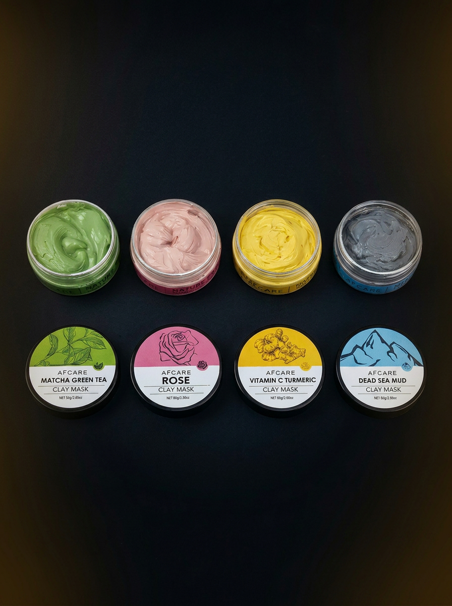 AFCARE 4 Clay Mask Set