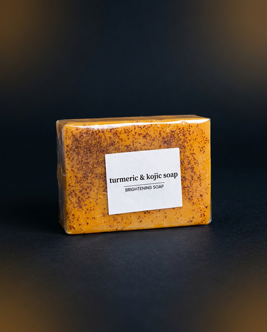 Turmeric and kojic acid brightening soap by Noir Rest Co.